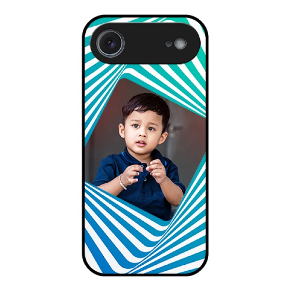 Apple iPhone 17 Air Custom Glass Phone Case - Abstract Spiral Design