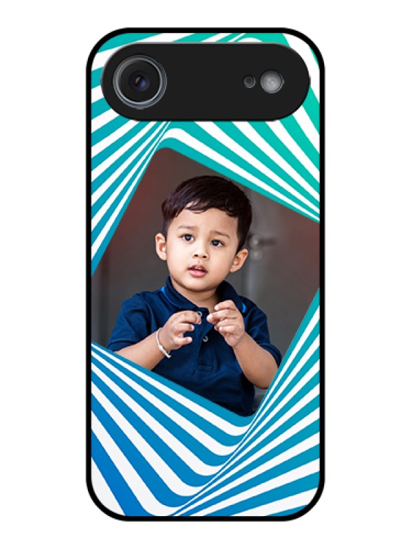 Custom Apple iPhone 17 Air Custom Glass Phone Case - Abstract Spiral Design