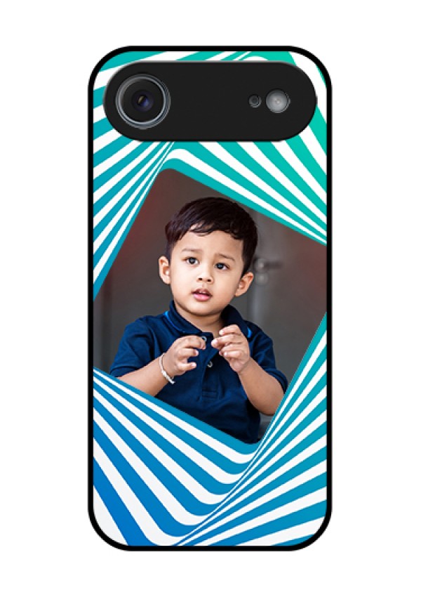 Apple iPhone 17 Air Custom Glass Phone Case - Abstract Spiral Design