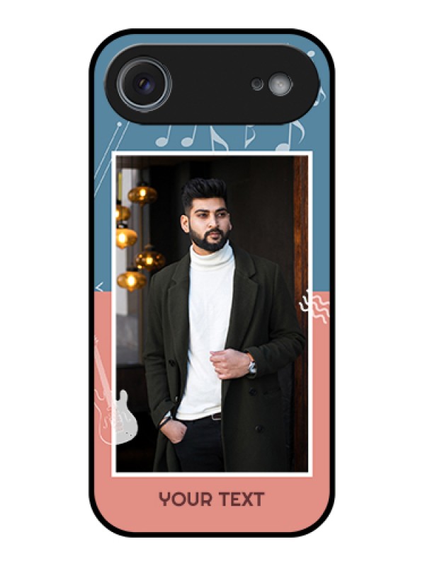 Custom Apple iPhone 17 Air Custom Glass Phone Case - With Color Musical Note Design