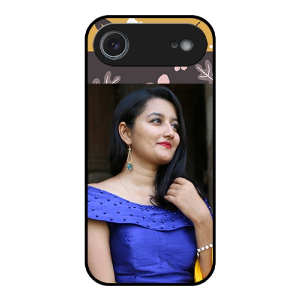 Apple iPhone 17 Air Custom Glass Phone Case - Stylish Floral Design Apple iPhone 17 Air Custom Glass Phone Case - Stylish Floral Design