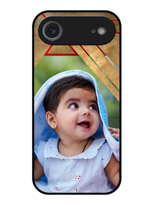 Custom Apple iPhone 17 Air Custom Glass Phone Case - Gradient Abstract Texture Design