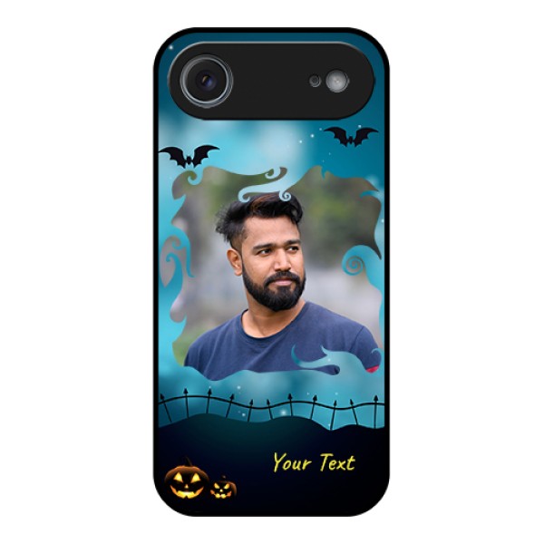 Apple iPhone 17 Air Custom Glass Phone Case - Halloween Frame Design Apple iPhone 17 Air Custom Glass Phone Case - Halloween Frame Design