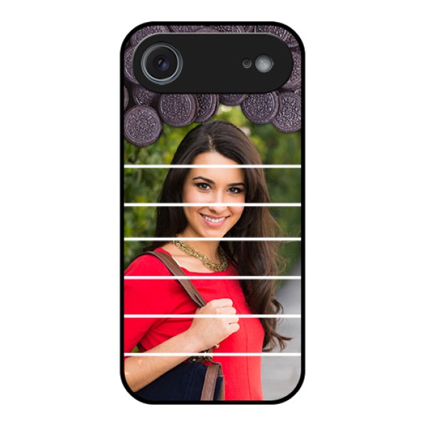 Apple iPhone 17 Air Custom Glass Phone Case - With Oreo Biscuit Design Apple iPhone 17 Air Custom Glass Phone Case - With Oreo Biscuit Design