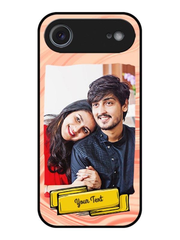 Custom Apple iPhone 17 Air Custom Glass Phone Case - Marble Texture Design