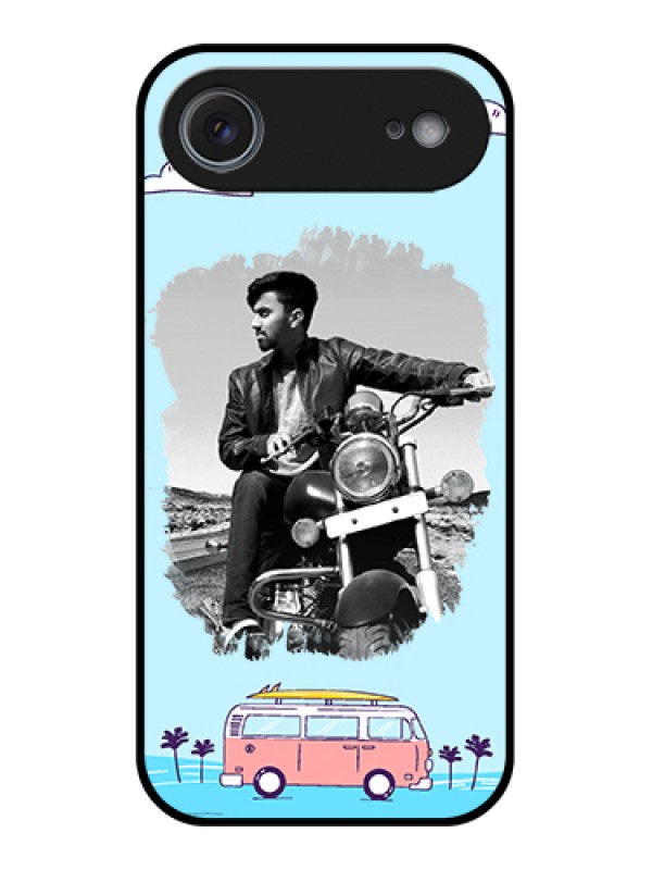 Custom Apple iPhone 17 Air Custom Glass Phone Case - Travel & Adventure Design