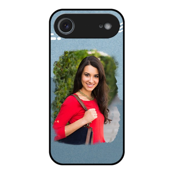 Apple iPhone 17 Air Custom Glass Phone Case - Grunge Line Art Design Apple iPhone 17 Air Custom Glass Phone Case - Grunge Line Art Design