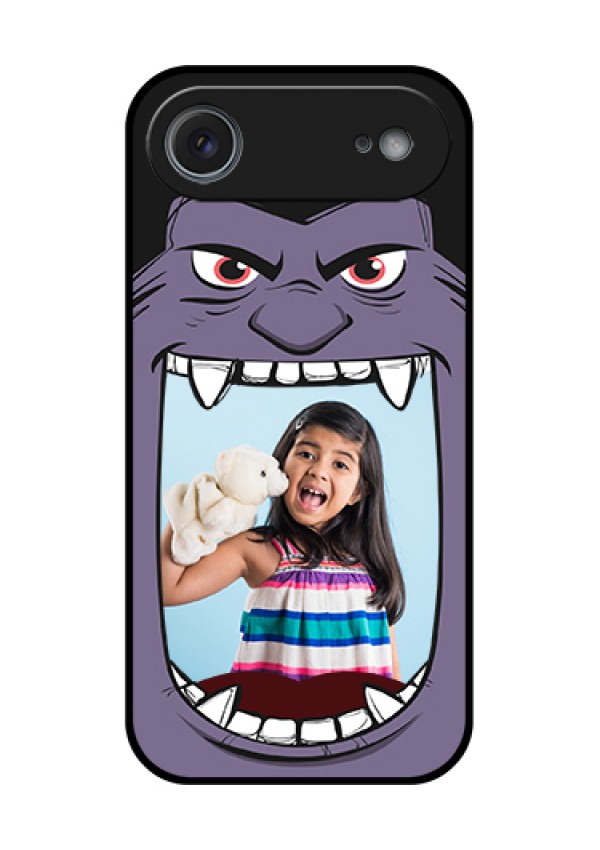 Apple iPhone 17 Air Custom Glass Phone Case - Angry Monster Design