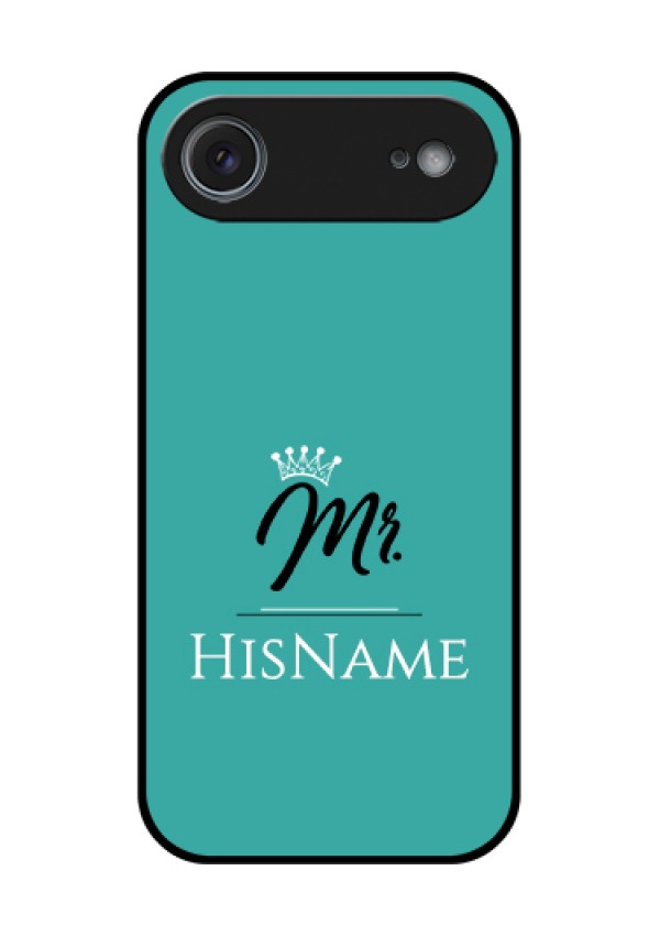Apple iPhone 17 Air Custom Glass Phone Case - Mr With Name Design