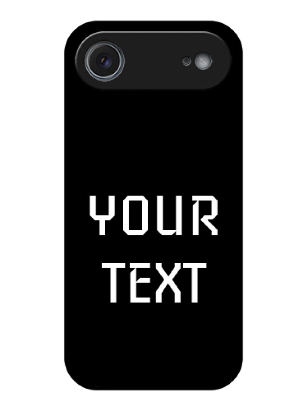 Custom Apple iPhone 17 Air Custom Glass Phone Case - Your Name Design