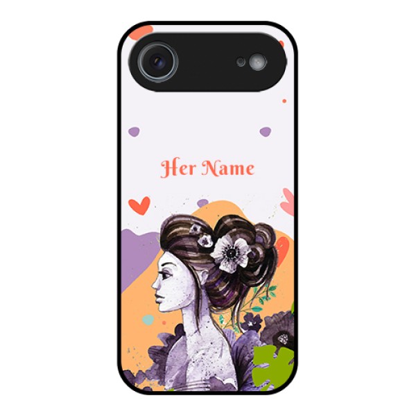 Apple iPhone 17 Air Custom Glass Phone Case - Woman And Nature Design Apple iPhone 17 Air Custom Glass Phone Case - Woman And Nature Design