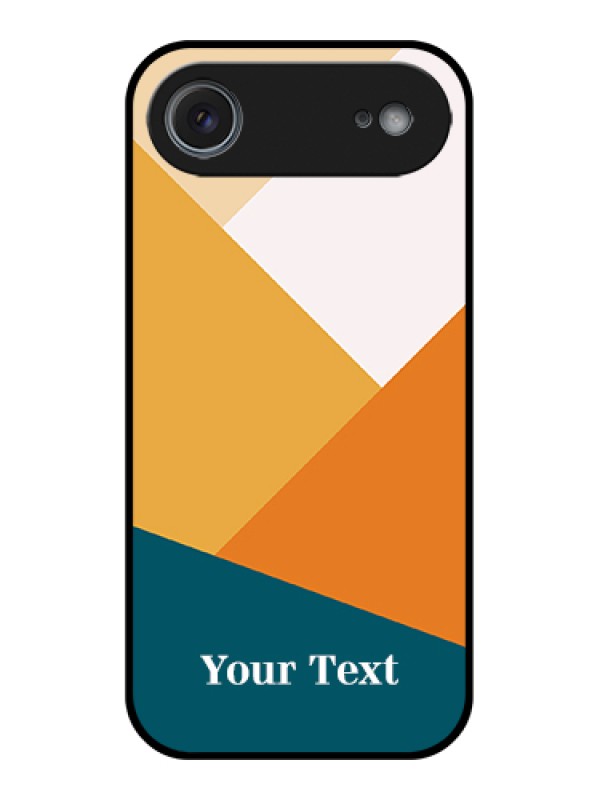 Custom Apple iPhone 17 Air Custom Glass Phone Case - Stacked Multi - Colour Design