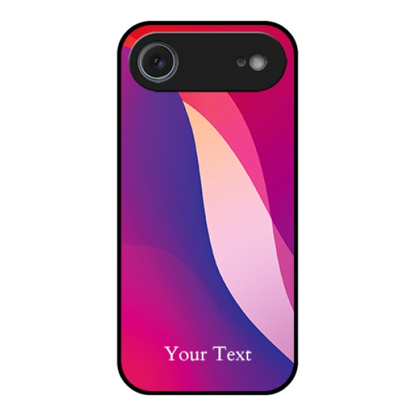 Apple iPhone 17 Air Custom Glass Phone Case - Digital Abstract Overlap Design Apple iPhone 17 Air Custom Glass Phone Case - Digital Abstract Overlap Design