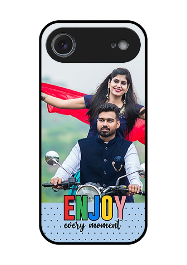 Apple iPhone 17 Air Custom Glass Phone Case - Enjoy Every Moment Design