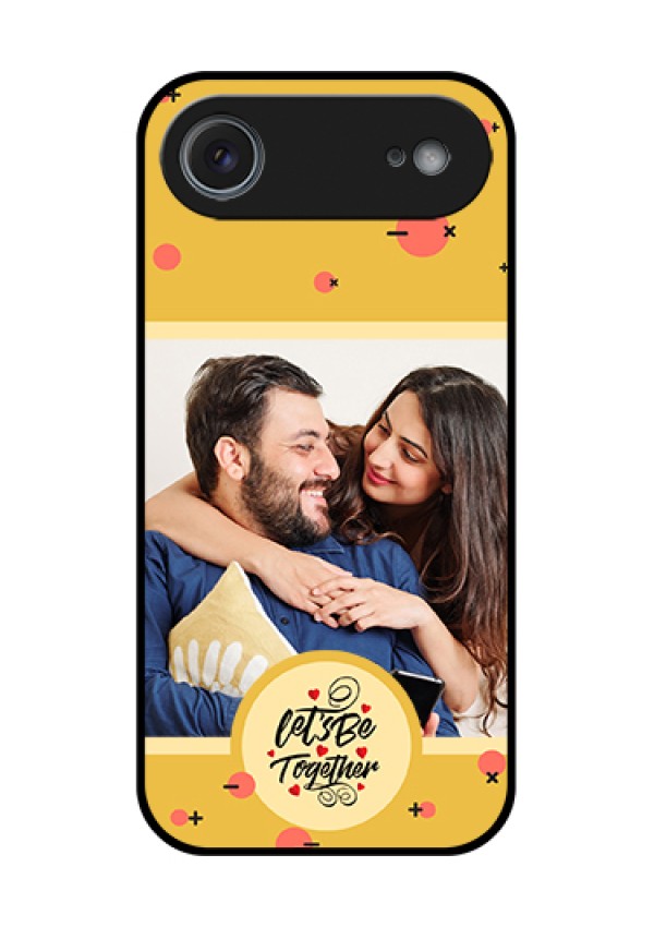 Apple iPhone 17 Air Custom Glass Phone Case - Lets Be Together Design