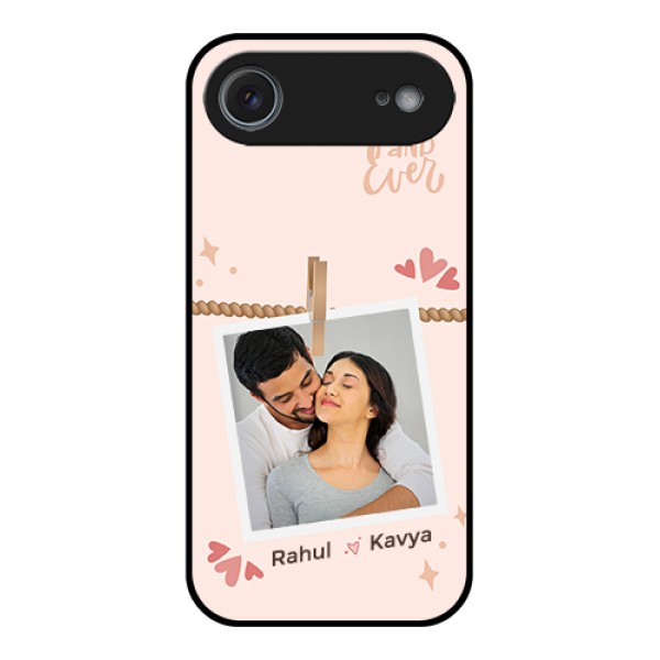 Apple iPhone 17 Air Custom Glass Phone Case - Forever And Ever Love Design