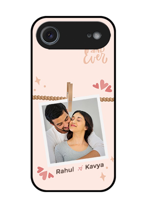 Apple iPhone 17 Air Custom Glass Phone Case - Forever And Ever Love Design