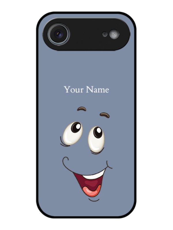 Custom Apple iPhone 17 Air Custom Glass Phone Case - Laughing Cartoon Face Design