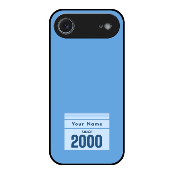 Apple iPhone 17 Air Custom Glass Phone Case - Custom Year Of Birth Design