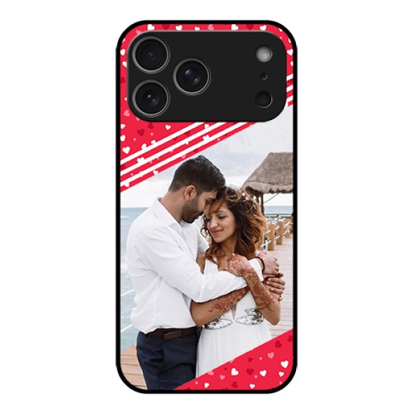 Apple iPhone 17 Pro Max Custom Glass Phone Case - Valentines Gift Design Apple iPhone 17 Pro Max Custom Glass Phone Case - Valentines Gift Design