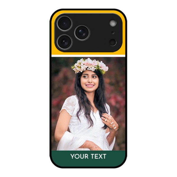 Apple iPhone 17 Pro Max Custom Glass Phone Case - Love You Design Apple iPhone 17 Pro Max Custom Glass Phone Case - Love You Design