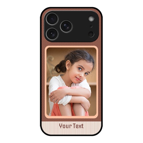 Apple iPhone 17 Pro Max Custom Glass Phone Case - Simple Pic Upload Design Apple iPhone 17 Pro Max Custom Glass Phone Case - Simple Pic Upload Design