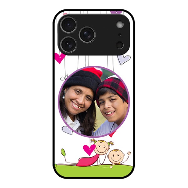 Apple iPhone 17 Pro Max Custom Glass Phone Case - Cute Kids Phone Case Design Apple iPhone 17 Pro Max Custom Glass Phone Case - Cute Kids Phone Case Design