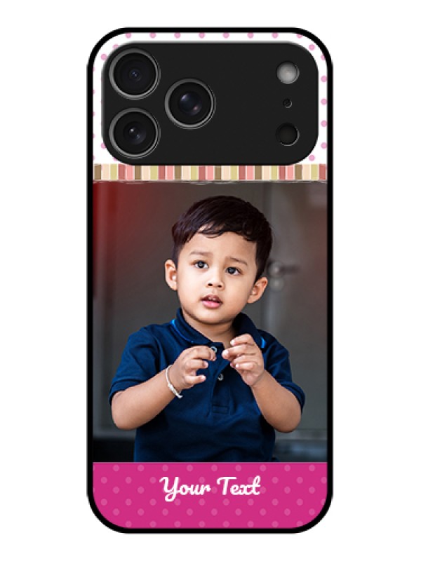 Custom Apple iPhone 17 Pro Max Custom Glass Phone Case - Cute Girls Cover Design