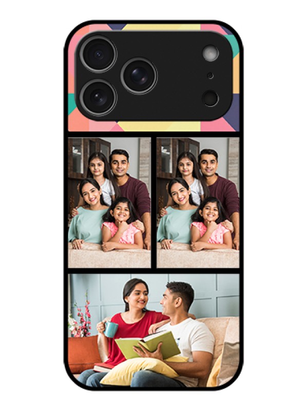 Custom Apple iPhone 17 Pro Max Custom Glass Phone Case - Bulk Pic Upload Design