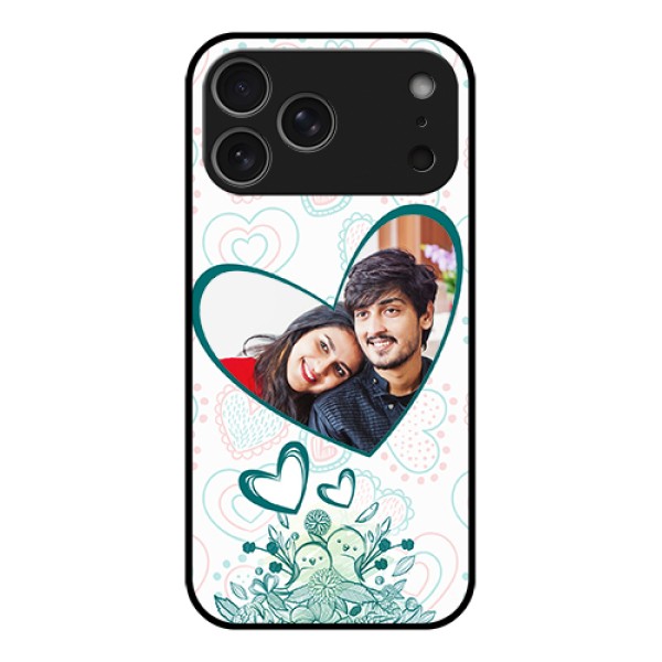 Apple iPhone 17 Pro Max Custom Glass Phone Case - Premium Couple Design Apple iPhone 17 Pro Max Custom Glass Phone Case - Premium Couple Design
