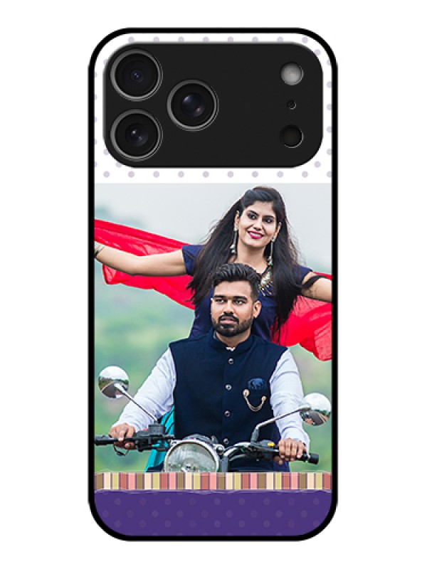 Custom Apple iPhone 17 Pro Max Custom Glass Phone Case - Cute Family Design