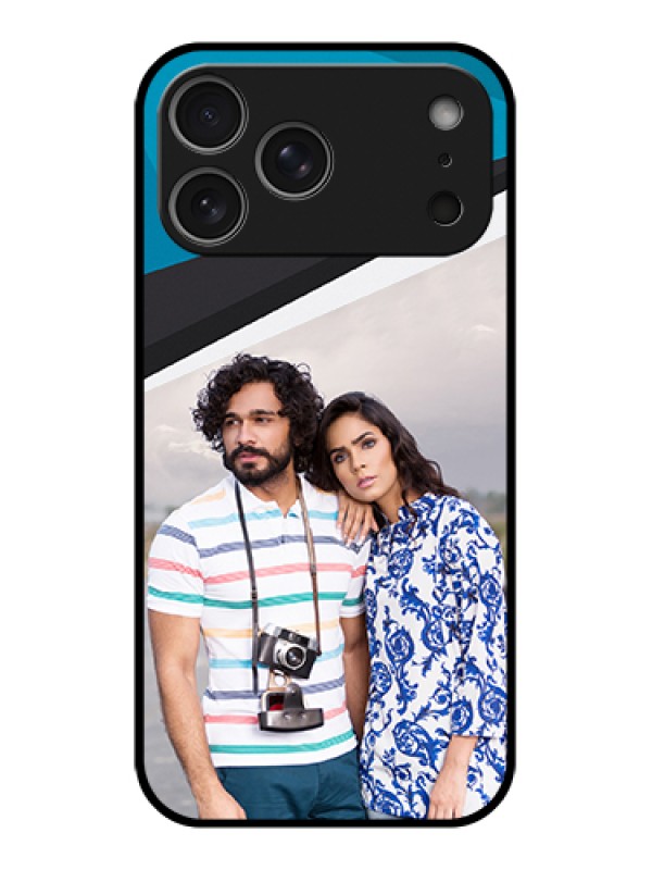 Custom Apple iPhone 17 Pro Max Custom Glass Phone Case - Simple Pattern Photo Upload Design