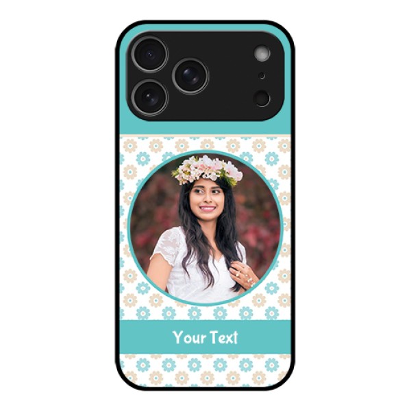 Apple iPhone 17 Pro Max Custom Glass Phone Case - Beautiful Flowers Design