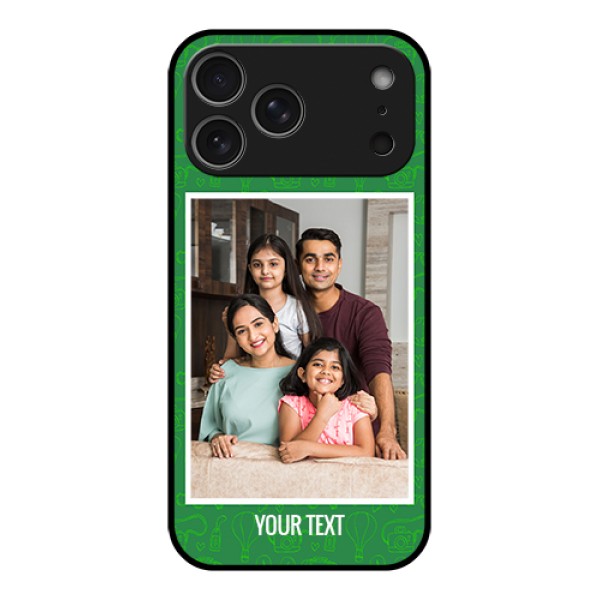 Apple iPhone 17 Pro Max Custom Glass Phone Case - Picture Upload Design