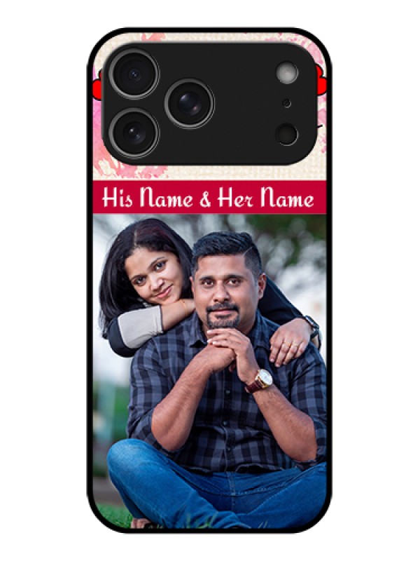 Custom Apple iPhone 17 Pro Max Custom Glass Phone Case - You And Me Case Design