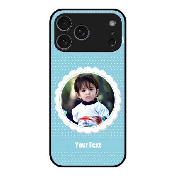 Apple iPhone 17 Pro Max Custom Glass Phone Case - Violet Pattern Design Apple iPhone 17 Pro Max Custom Glass Phone Case - Violet Pattern Design