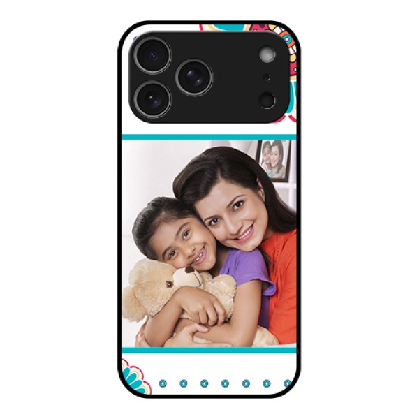 Apple iPhone 17 Pro Max Custom Glass Phone Case - Flower Design Apple iPhone 17 Pro Max Custom Glass Phone Case - Flower Design
