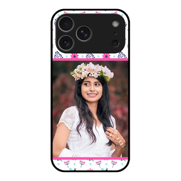 Apple iPhone 17 Pro Max Custom Glass Phone Case - Colorful Flower Design