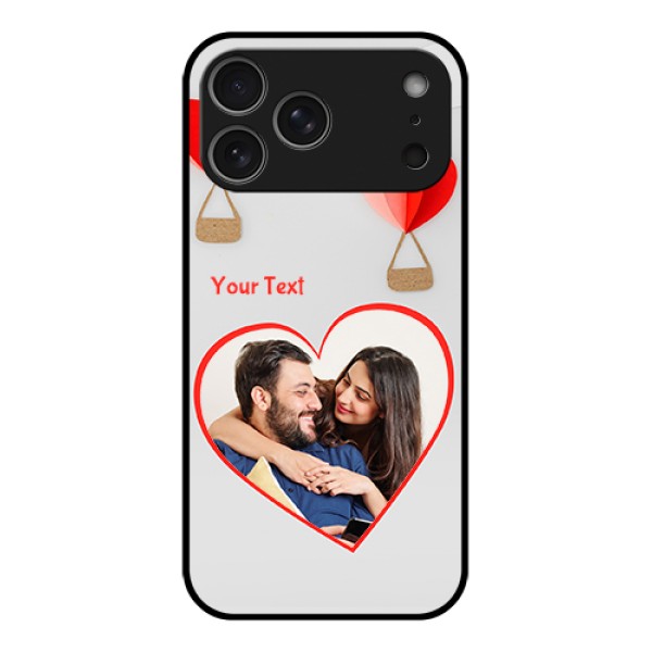 Apple iPhone 17 Pro Max Custom Glass Phone Case - Parachute Love Design