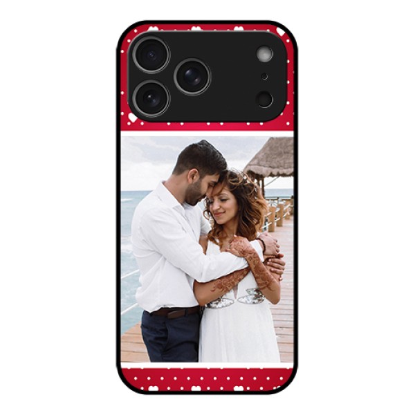 Apple iPhone 17 Pro Max Custom Glass Phone Case - Hearts Mobile Case Design Apple iPhone 17 Pro Max Custom Glass Phone Case - Hearts Mobile Case Design