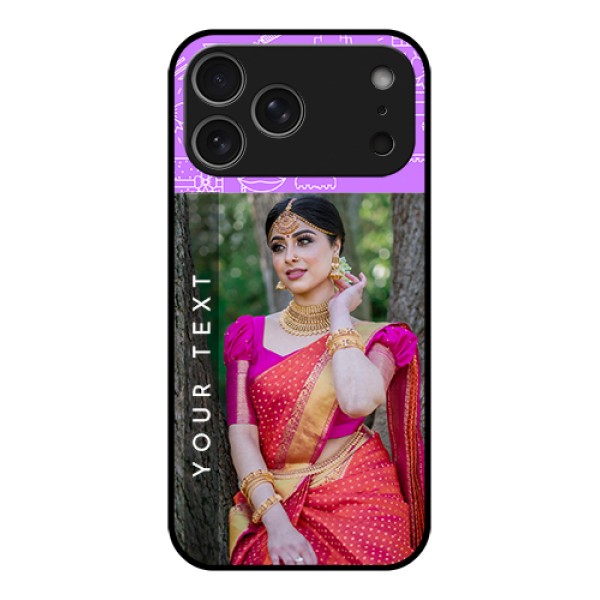 Apple iPhone 17 Pro Max Custom Glass Phone Case - Birthday Icons Design Apple iPhone 17 Pro Max Custom Glass Phone Case - Birthday Icons Design