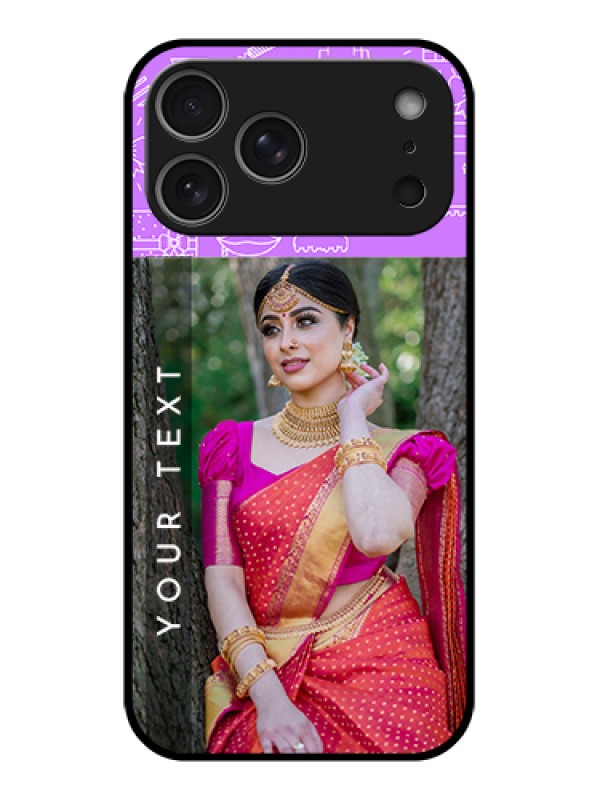 Custom Apple iPhone 17 Pro Max Custom Glass Phone Case - Birthday Icons Design