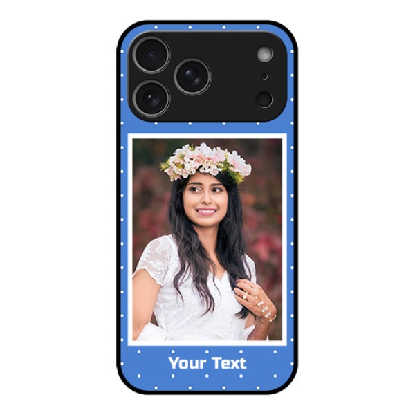 Apple iPhone 17 Pro Max Custom Glass Phone Case - Polka Dots Design