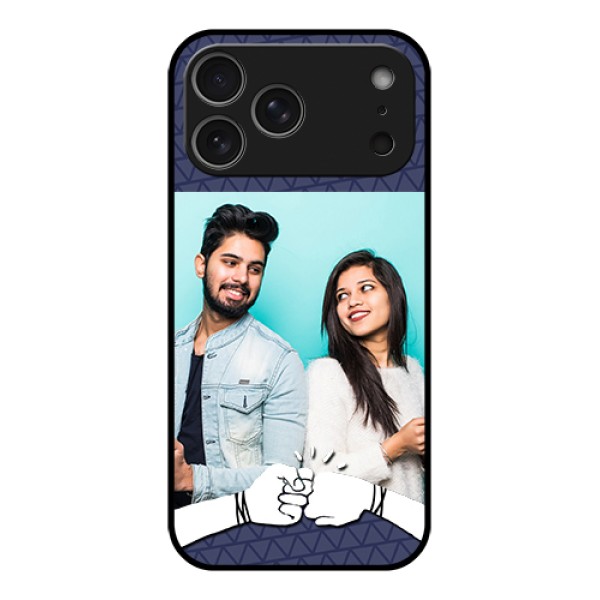 Apple iPhone 17 Pro Max Custom Glass Phone Case - With Best Friends Design Apple iPhone 17 Pro Max Custom Glass Phone Case - With Best Friends Design