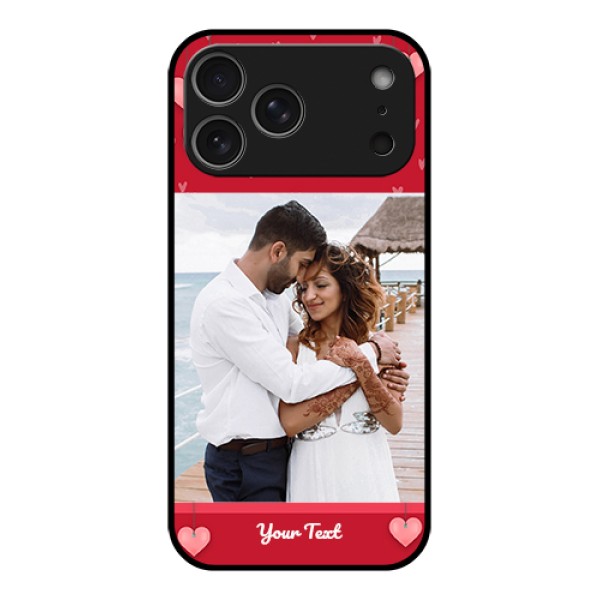 Apple iPhone 17 Pro Max Custom Glass Phone Case - Valentines Day Design