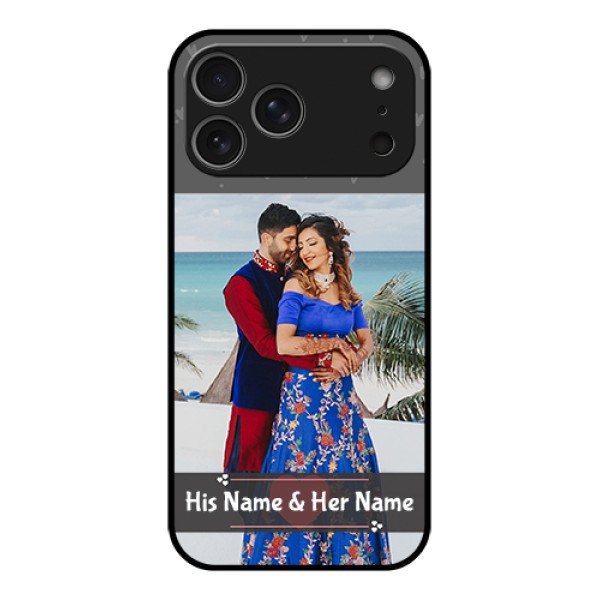 Apple iPhone 17 Pro Max Custom Glass Phone Case - Buy Love Design With Photo Online Apple iPhone 17 Pro Max Custom Glass Phone Case - Buy Love Design With Photo Online