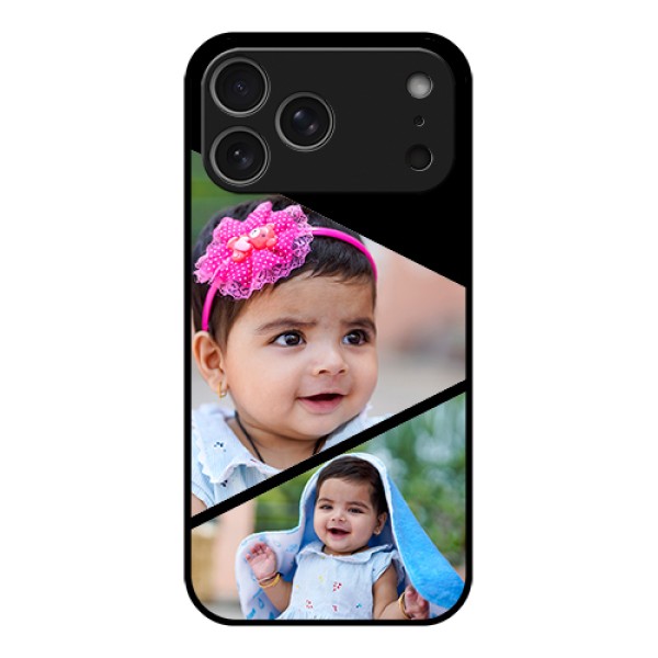 Apple iPhone 17 Pro Max Custom Glass Phone Case - Semi Cut Design Apple iPhone 17 Pro Max Custom Glass Phone Case - Semi Cut Design