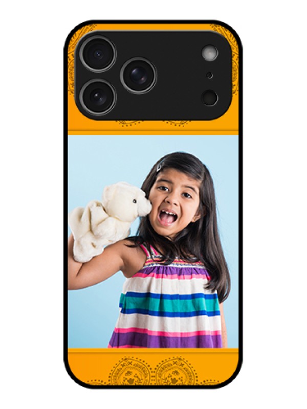 Custom Apple iPhone 17 Pro Max Custom Glass Phone Case - Photo Wedding Design