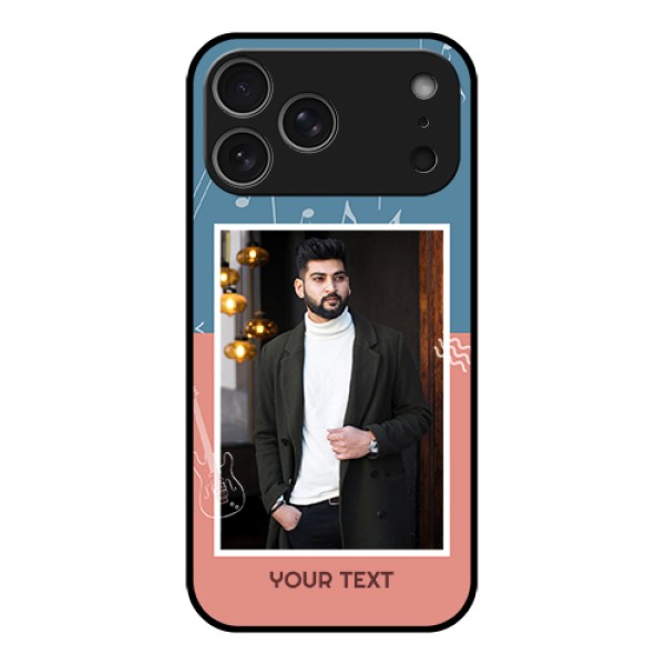 Apple iPhone 17 Pro Max Custom Glass Phone Case - With Color Musical Note Design Apple iPhone 17 Pro Max Custom Glass Phone Case - With Color Musical Note Design