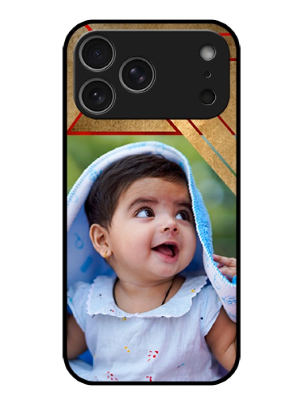 Custom Apple iPhone 17 Pro Max Custom Glass Phone Case - Gradient Abstract Texture Design